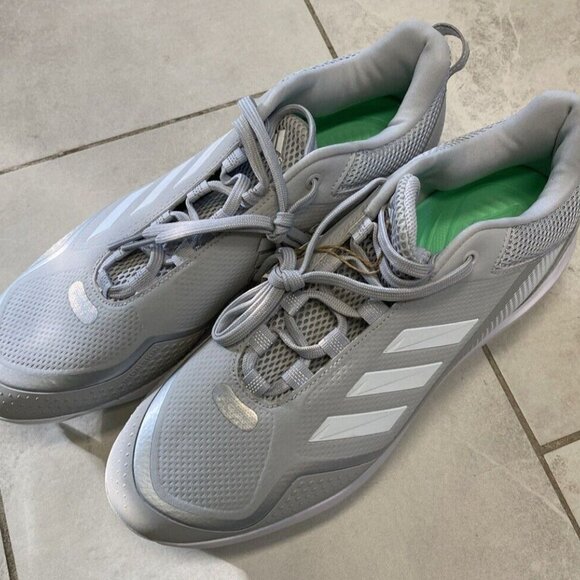 Adidas Icon 7 Metal Baseball Cleats Gray SPG 753001 Mens Size 12.5 12‎ 1/5 NWB - Picture 3 of 11